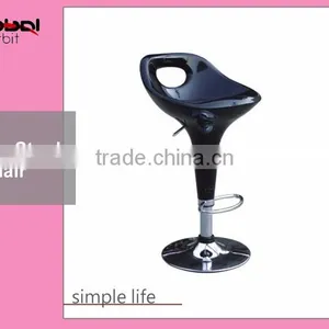 Height Adjustable Pub Club Chair Kitchen Plastic Morden Bar Stools thumbnail-6