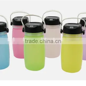 2016New Outdoor Travel Portable Folding Cup Multi-function Folding Magic Cup Kettle Silicone Folding Water Bottle thumbnail-2