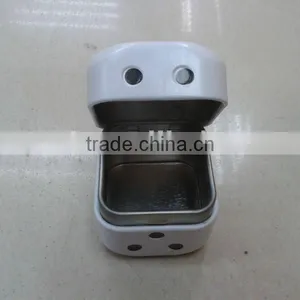 Metal Square Dice Tin With Two Bodies thumbnail-1