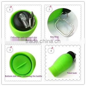 Shenzhen Jewelives 600ML Silicone Water Bottle for Outdoors thumbnail-2
