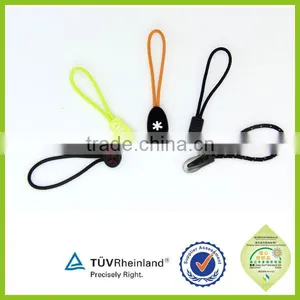 Transparent Colored Plastic String Zipper Pulls thumbnail-1