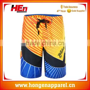 Hongen Apparel Wholesale Newstyle Hotsales Customized Men & Womens Sublimation Beach Shorts thumbnail-1