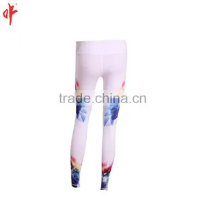 Customized Digital Printing Coolmax Sublimation Baselayer Bottoms. Ladies Fitness High Stretch Legging Pants,cheerleader Uniform thumbnail-3