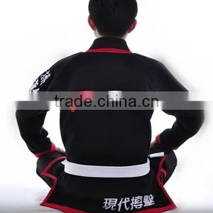 Pearl Weave Fabric Bjj gi Kimono Custom Logo Jiu Jitsu thumbnail-2