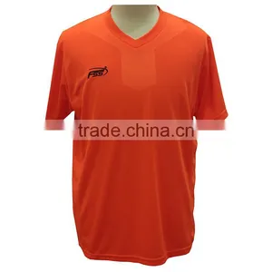 Best Selling Custom Black Orange Soccer Jersey thumbnail-1