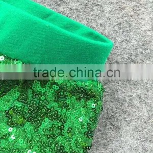 2016 New Baby St.Martin's Day Theme St.Patrick Green Outfit Girls Spring Suit Sequins Pants With Matching Accessories thumbnail-2