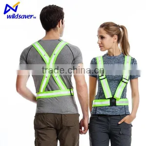 Traffic Roadway Motorcycle Reflective High Visibility Vest Safety Belt thumbnail-1
