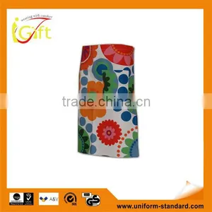 Wholesale Promotional Factory Price Customized Polyester Mixed Waist Half Aprons for Women thumbnail-1
