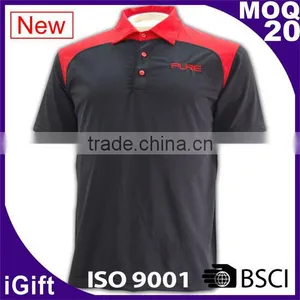 BSCI/ ISO 9001 Factory Wholesale New Design Dry Fit Polo T-shirts thumbnail-1