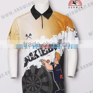Popular New Fashion Custom Design Darts Polo Shirt / Dart Jersey / Dart Cloth thumbnail-2