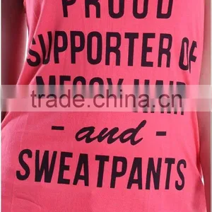 New Arrival Punk Letter Print Sleeveless T-shirt Tank Tops Vest Casual Blouse For Sexy Women thumbnail-4