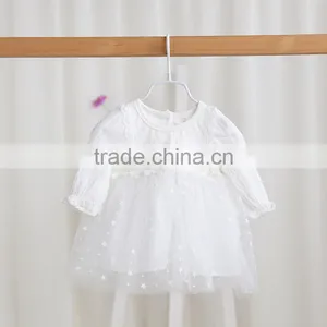 Wholesale Pure Color Sweet Style Tutu Newborn Baby Dress thumbnail-3