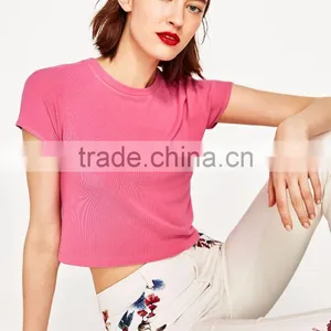 China OEM Service Design Hot New Style 180g 100% Cotton Short Sleeve O-Neck T Shirt In Bulk thumbnail-3