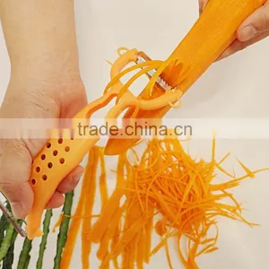 Kitchen Parer Slicer Plastic Vegetable Fruit Turnip Slicers Gadget Helper Peeler Julienne Cutter Slicer Practical Kitchen KC1071 thumbnail-1