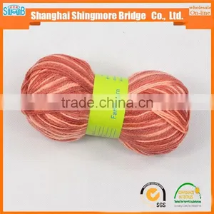 China Knitting Yarns Factory Direct Wholesale Long Space Dyeing Multicolor Yarn, Acrylic Yarn for Sweater thumbnail-4