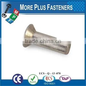 Made in Taiwan High Quality Rivet Copper Rivet Flat Head Rivet thumbnail-5