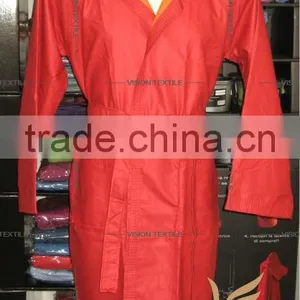 Luxury Plain Dyed Microfiber Bathrobe thumbnail-1