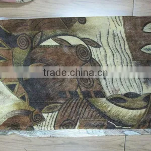 Printed Velvet Fabric for Garment and Furnishing thumbnail-1