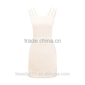 New Ladies Fashion Dress 2017 Design Elastic Waist Wine Dress SD22 thumbnail-2
