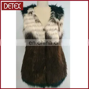 Fashion Design Warm Keeper Slim Fit Women Faux Fur Vest thumbnail-1