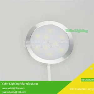 Round LED Cabinet Light, Wardrobe Disc Lamp With 4 or 6 Way Splitter, Ultrathin Showroom Furniture Spotlight thumbnail-1