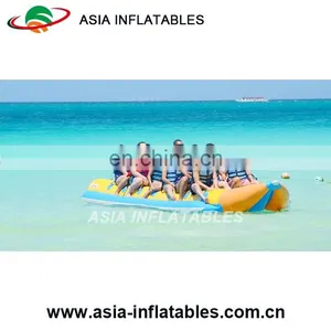 Fashionable Promotional for Sale Inflatable Banana Boat Banana Boat Raft Flying Banana Boat Inflatable Flying Fish Towable thumbnail-4