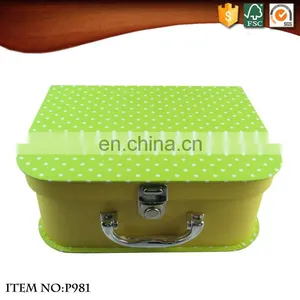 2017 Retro Suitcase Gift Box With Stripe Surface thumbnail-6