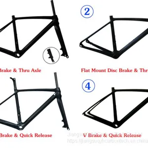 QTOUR Carbon Bike Frame Road Racing Carbon Bicycle Frame Carbon Fiber Bike Frame Jiangsu QYH Carbon Tech Co Ltd thumbnail-2
