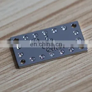 Fashion Durable Metal Garment Label Customized Handbag Metal Logo for Sale thumbnail-2