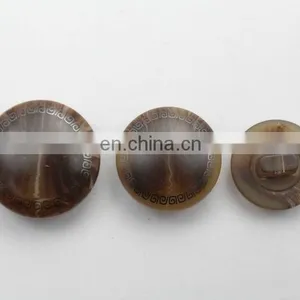 15mm Printed Logo Round Plastic Buttons Coat Sewing Buttons thumbnail-1