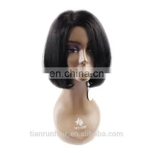 7A Quality Malaysian Short Lace Front Wig for Young Lady thumbnail-1