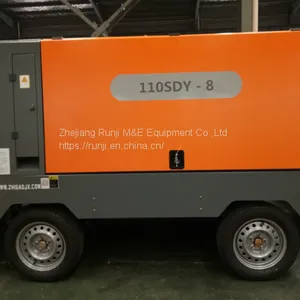 Large Portable Screw Air Compressors of 110SDY-8 20m3/min 8bar Electric Air Compressor for Sale thumbnail-1