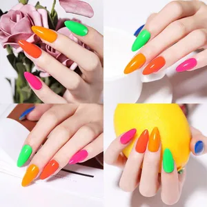 Queen Shining Colorful Acrylic Nail Dip Powder Nail Holographic Glitter Powder Glow in Dark for Dipping Nails thumbnail-2