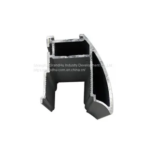 Wardrobe Sliding Door Aluminium Profile Vertical Frame Handle for 18 mm Board FE System thumbnail-4