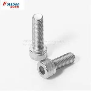 M1.2/M1.4/M2-M22 Hexagon Socket Head Cap Screw Cerrojo Vis Boulon Bolts Pernos Tornillos Hex Bolt Allen 304 Stainless Steel Screws DIN912/DIN 912 thumbnail-2