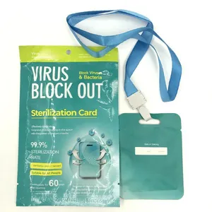 Removing Virus Block Anti-Virus Antibacterial Portable Disinfectant Hangtag Sterilization Card thumbnail-3