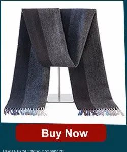 100% Lamb Scarf Strip Solid Plaid Wool Scarf for Men Winter Accessories thumbnail-1