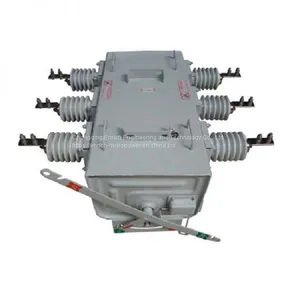 Indoor Outdoor AC High-Voltage Motorized Operation Pole Mounted Sf6 Gas Insulated Load Break Switch LBS Lbs With Controller and Module Rubber Bushing Rmu Use thumbnail-2