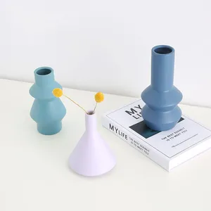 Ins Style Blue Ceramic Vase Christmas Table Setting Dining Room Decor thumbnail-2