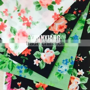 Floral Fabric in Custom Printed Fabric for Dress InT90/C10 thumbnail-5