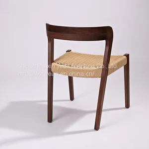 Danish Design Darwen Rattan Chair in Solid Wood Frame thumbnail-2