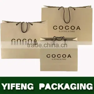 Personalized Cheap Custom Printed Biodegradable Paper Bag thumbnail-5