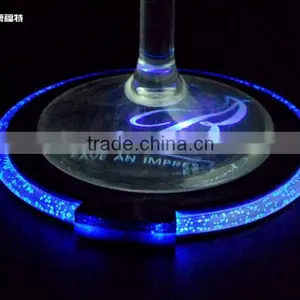 2015Newest Design Popular Battery Operated Illuminated Sticker Coaster thumbnail-6