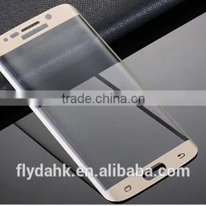Front Full Coverage Curved Protective Film Tempered Glass Screen Protector For Samsung Galaxy S6 Edge S6 Edge Plus thumbnail-4