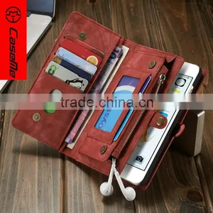 [CASEME] For IPhone 6 PU Leather Wallet Case, For IPhone 6 Wallet Phone Case,Mobile Phone Case Multiple Card Holder Wallet thumbnail-1