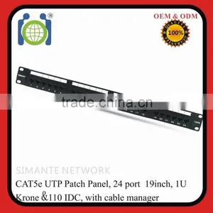 Network Equirement Cat5e RJ45 Fiber Patch Panel thumbnail-1