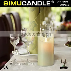 Parties Flameless Moving Wick LED Candle, With USA and EU Patent thumbnail-1