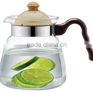 Best Drinkware for Home Restaurant OEM Factory Pyrex Glass Clear Glass Water Pot thumbnail-1