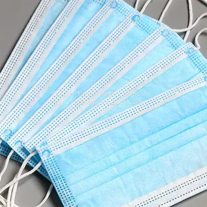 Junan Factory 3 Layers Non Woven Melt-blown Disposable Medical Protective Isolation Mask thumbnail-3