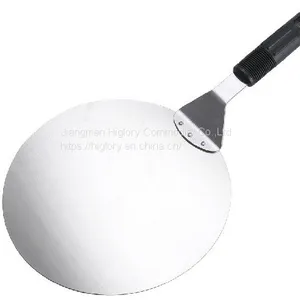 Factory Stainless Steel 430 Pizza Tools PP ABS Handle Pizza Plate 10/12 Inch Pizza Peel for Baking thumbnail-2
